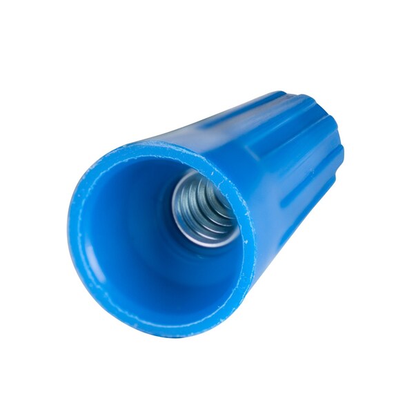 WireGard 2 Wire Connector, 22 To 16 AWG Wire, Steel Contact, Polypropylene Housing Material, Blue